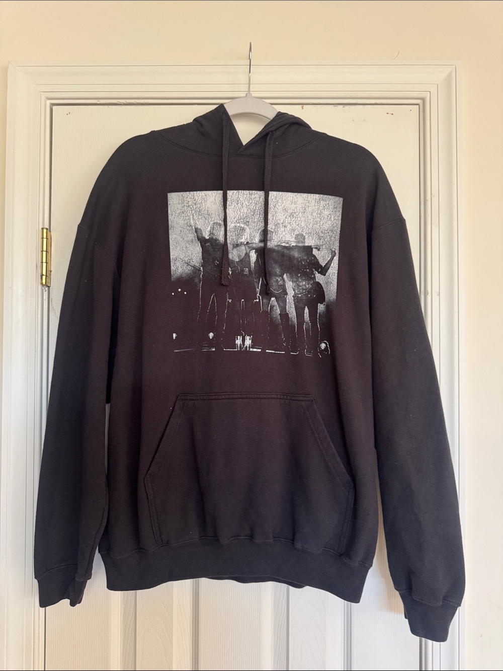 Black Graphic Hoodie Sweatshirt - Men